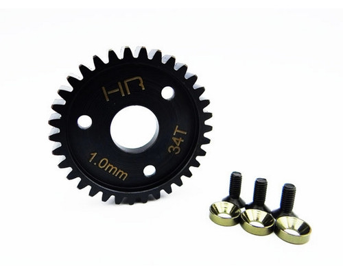 Hot Racing SRVO434 Steel Spur Gear 34T 1.0 Mod Traxxas