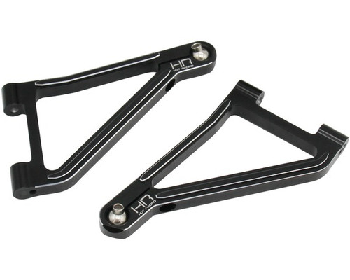 Hot Racing TUDR54M01 Black Alum. Front Upper Arms for Traxxas UDR