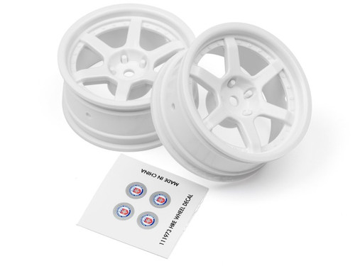 HPI Racing 112813 HRE C106 Wheel 26mm White (6mm Offset/2pcs)