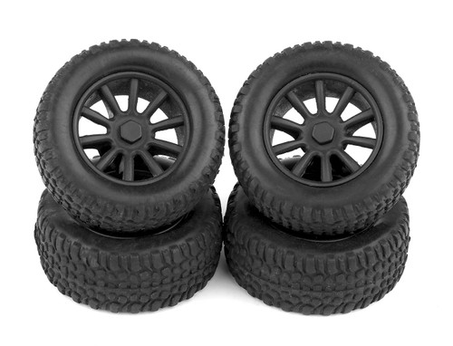 Team Associated 21426 SC28 Wheels and Tires Mounted