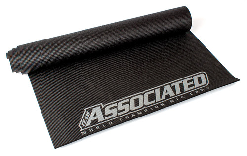 Team Associated SP428 2018 Pit Mat, Black w/ Silver Lettering Team Associated SP428 2018 Pit Mat, Black w/ Silver Lettering