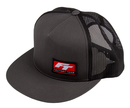 Team Associated SP434 Factory Team Logo Trucker Hat, Flat Bill