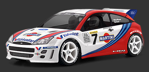 HPI Racing 7412 Ford Focus WRC Body (200mm)