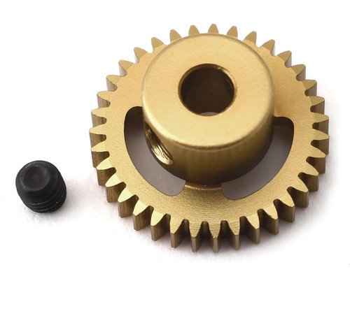 Trinity TEP6135 Ultra Lightweight Aluminum Pinion Gear, Thin, 64 Pitch,