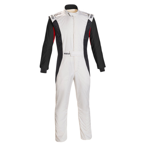 Sparco 001128SFB66BINR Comp Suit White/Black XX-Large / XXX-Large