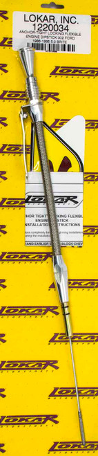 Lokar 1220034 Anchor Tight Locking Oil Dipstick Ford 5.0L