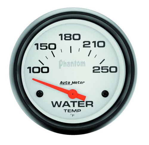Autometer 5837 2-5/8in Phantom Water Temp. Gauge 100-250