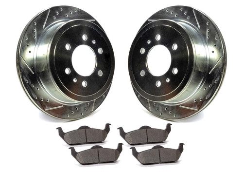 Hawk Brake HKC4360.456Y Rotors and Pad Kit Rear - Ford F150 05-11