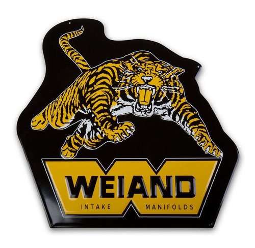 Weiand 10009WND Weiand Metal Sign - Tiger