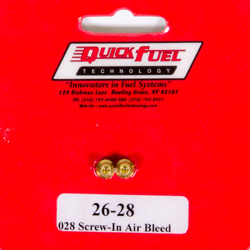 Quick Fuel Technology 26-80 Air Bleeds - 10/32 .080