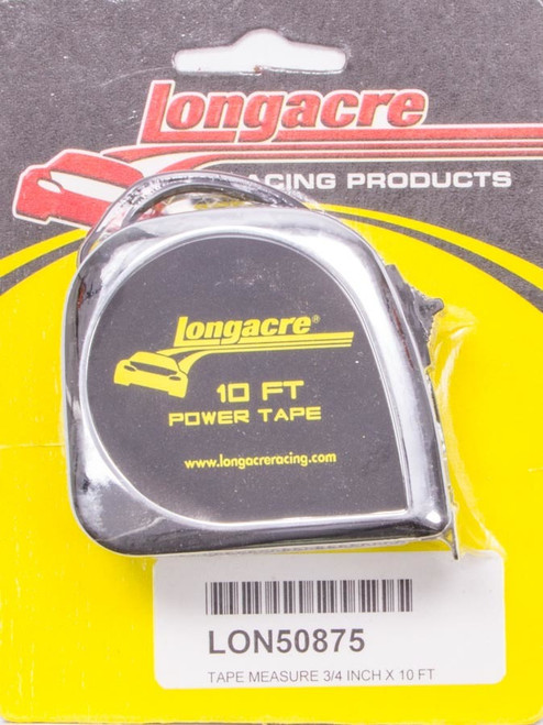 Longacre 52-50875 Tape Measure 10' x 3/4in
