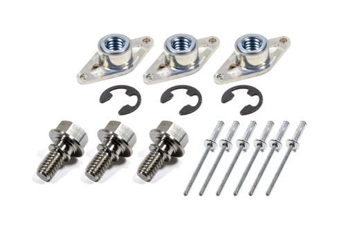 Triple X Race Components SC-WH-7841 Wheel Cover Retainer Kit 1-3/8 TI Bolt 3-Pack