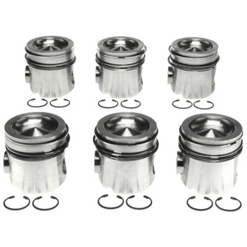 Michigan 77 2243673WR040 Piston Set w/Rings Dodge 5.9L Cummins 6pk