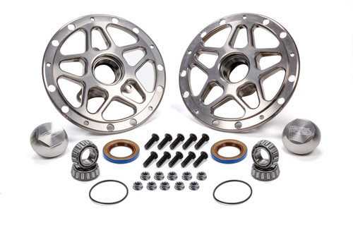 Winters 3980C Forged Alum Direct Mount Front Hub Kit Silver