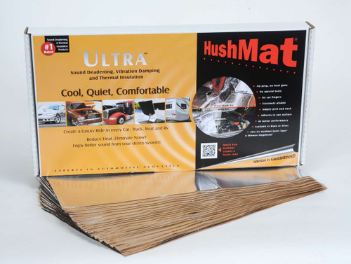 Hushmat 10401 Ultra Floor/Dash Kit- 20 pc 12in.x23in. Silver