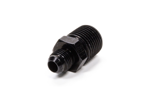 Fragola 481668-BL Straight Adapter Fitting #6 x 1/2 MPT Black