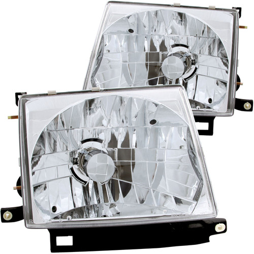 ANZO 121132 ANZO 1997-2000 Toyota Tacoma Crystal Headlights Chrome