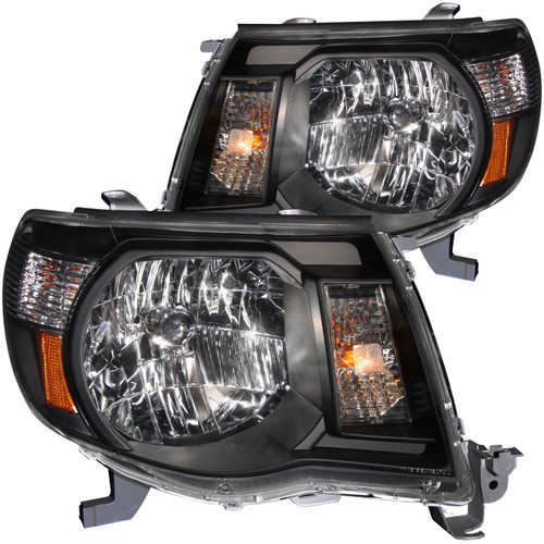 ANZO 121191 ANZO 2005-2011 Toyota Tacoma Crystal Headlights Black