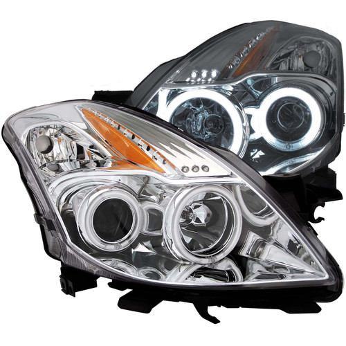 ANZO 121396 ANZO 2008-2009 Nissan Altima (2 Door ONLY) Projector Headlights w/ Halo Chrome (CCFL)