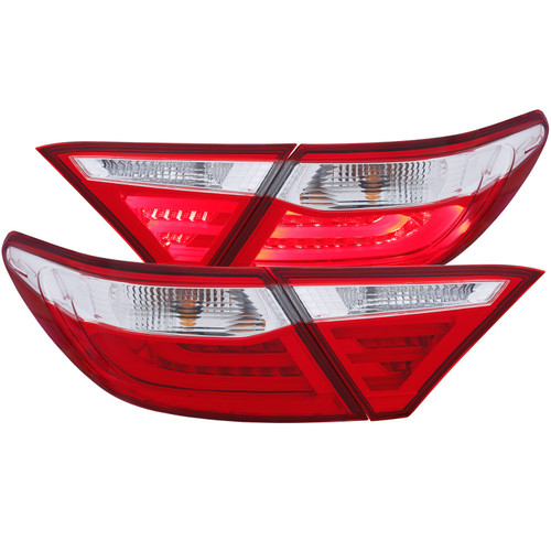 ANZO 321335 ANZO 2015-2016 Toyota Camry LED Taillights Red/Clear