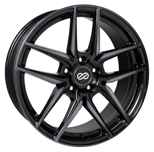 Enkei 524-880-3140MBM Icon Pearl Black with Machined Spoke Performance Wheel 18x8 5x108 40mm Offset