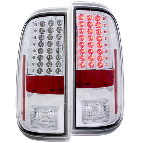ANZO 311128 ANZO 2008-2015 Ford F-250 LED Taillights Chrome