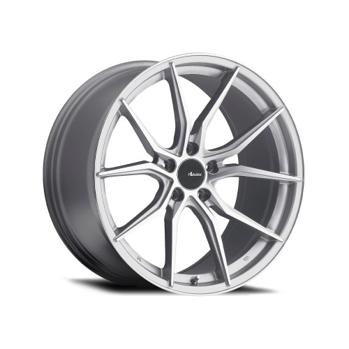 Advanti Racing HY9851435S Hybris 19x8.5 5x114.3 35mm Offset Machine Face Silver Wheel