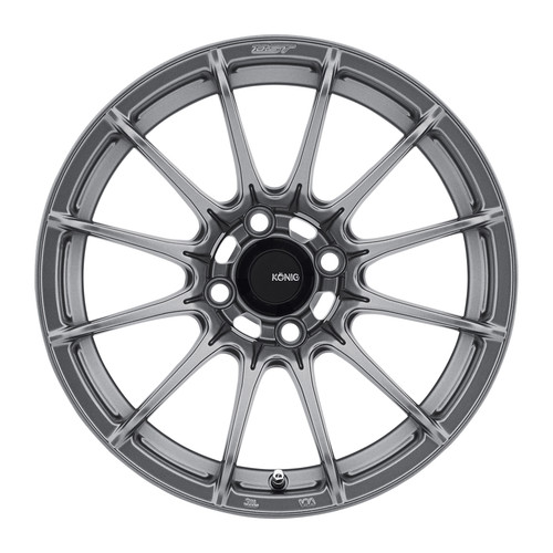 Konig DI5710035G Dial In 15x7 4x100 35mm Offset Matte Grey Wheel