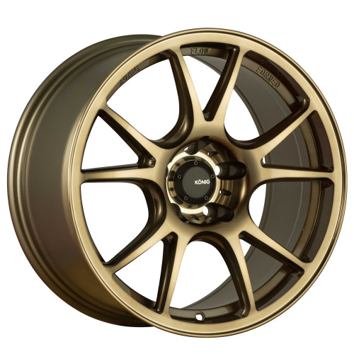 Konig FM87100458 Freeform 17x8 4x100 45mm Offset Radium Bronze Wheel