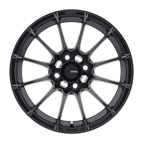 Konig DI59100355 Dial In 15x9 4x100 35mm Offset Gloss Black Wheel