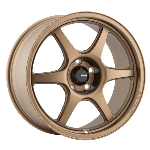 Konig HF87100458 Hexaform 17x8 4x100 45mm Offset Matte Bronze Wheel