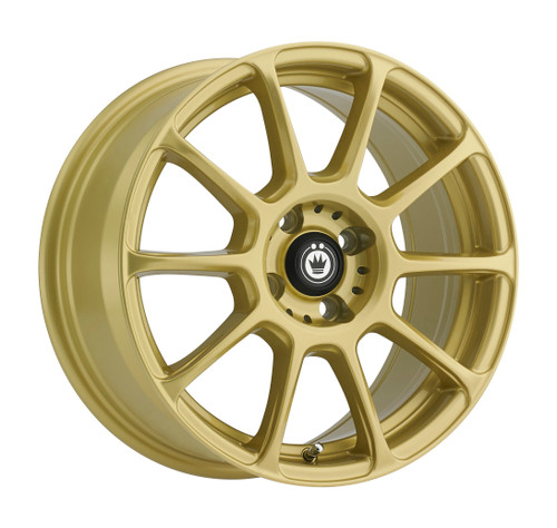 Konig R176100457 Runlite 16x7.5 4x100 45mm Offset Gold Wheel