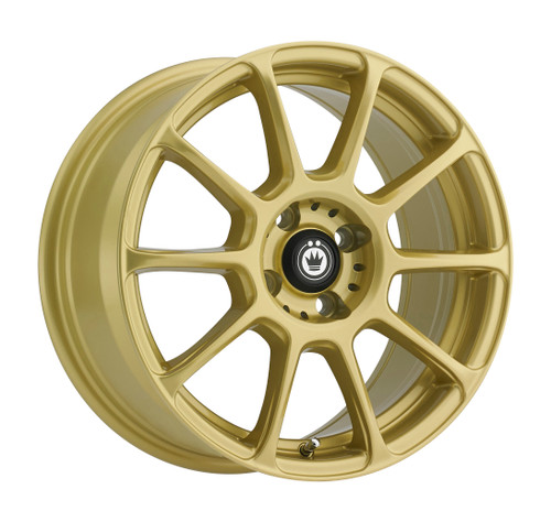 Konig R176514357 Runlite 16x7.5 5x114.3 35mm Offset Gold Wheel