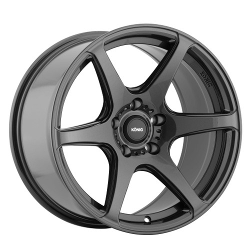 Konig TM76510456 Tandem 16x7.5 5x100 45mm Offset Gloss Graphite Wheel