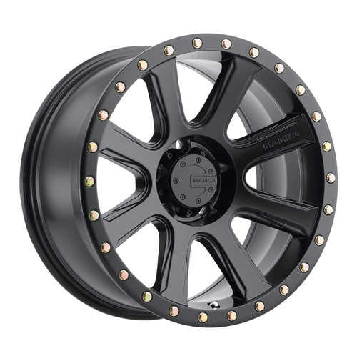 Mamba M16798519B M16 17x9 5x139.7 19mm Offset Matte Black Wheel
