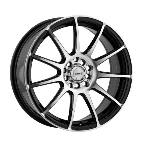 Maxxim CP77T8440M Champ 17x7 5x108 5x114.3 40mm Offset Machined Face / Gloss Black Wheel