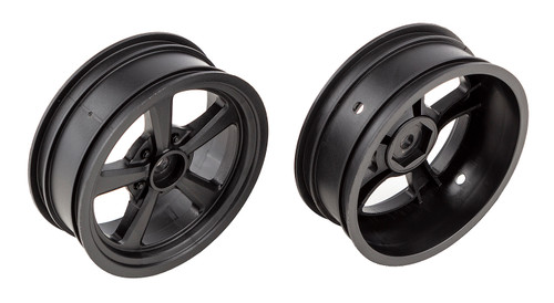 Team Associated 71079 DR10 Drag Front Wheels, Black