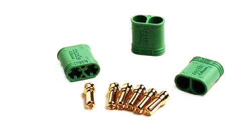 Castle Creations 011-0075-00 4.0mm Polarized Connectors-Male Multi-Pack