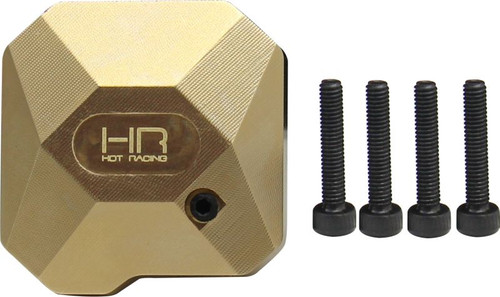 Hot Racing SCXT12CH Heavy 48g Brass Differential Cover, for SCX II