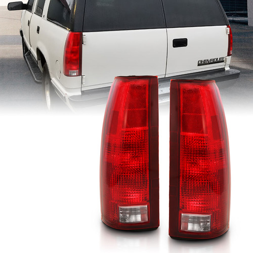 ANZO 311300 ANZO 1988-1999 Chevy C1500 Taillight Red/Clear Lens w/ Circuit Board(OE Replacement)
