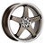 Enkei 446-770-0145ZP EV5 Matte Bronze with Machined Lip Performance Wheel 17x7 4x100 4x114.3 45mm Of