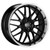 Enkei 469-875-8042BK Lusso Black with Machined Lip Performance Wheel 18x7.5 5x100 42mm