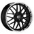 Enkei 469-880-4445BK Lusso Black with Machined Lip Performance Wheel 18x8 5x112 45mm
