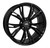 Enkei 505-775-8045BK ONX Gloss Black Performance Wheel 17x7.5 5x100 45mm Offset 72.6mm Bore