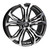 Enkei 510-880-3140AM Vortex5 Anthracite Machined Performance Wheel 18x8 5x108 40mm Offset 72.6mm Bor