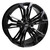 Enkei 510-880-6538BK Vortex5 Gloss Black Performance Wheel 18x8 5x114.3 38mm Offset 72.6mm Bore