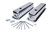 Mr. Gasket 6857G SBC Cast Alm Valve Cover Set Ball Mil. Style Pol.