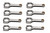 Eagle CRS5850B3DL19 SBC 4340 Forged H-Beam Rods 5.850