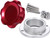 Allstar Performance 36182 Filler Cap Red with Bolt-In Alum Bung Small