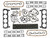 Mr. Gasket 7120 SBF 260-302 Overhaul Gasket Set 62-82